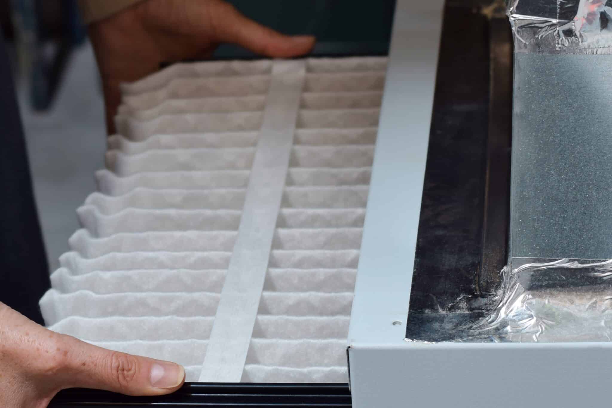 Replacing filter, HVAC Energy Efficiency.